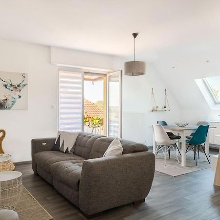 Appartement Climatise 70 M2, Proximite De Colmar Sainte-Croix-en-Plaine Exterior photo